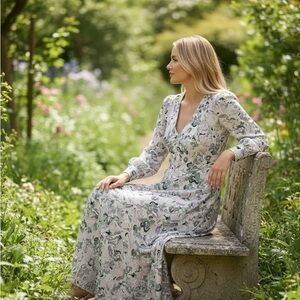 Club Monaco Pastel Floral Dress